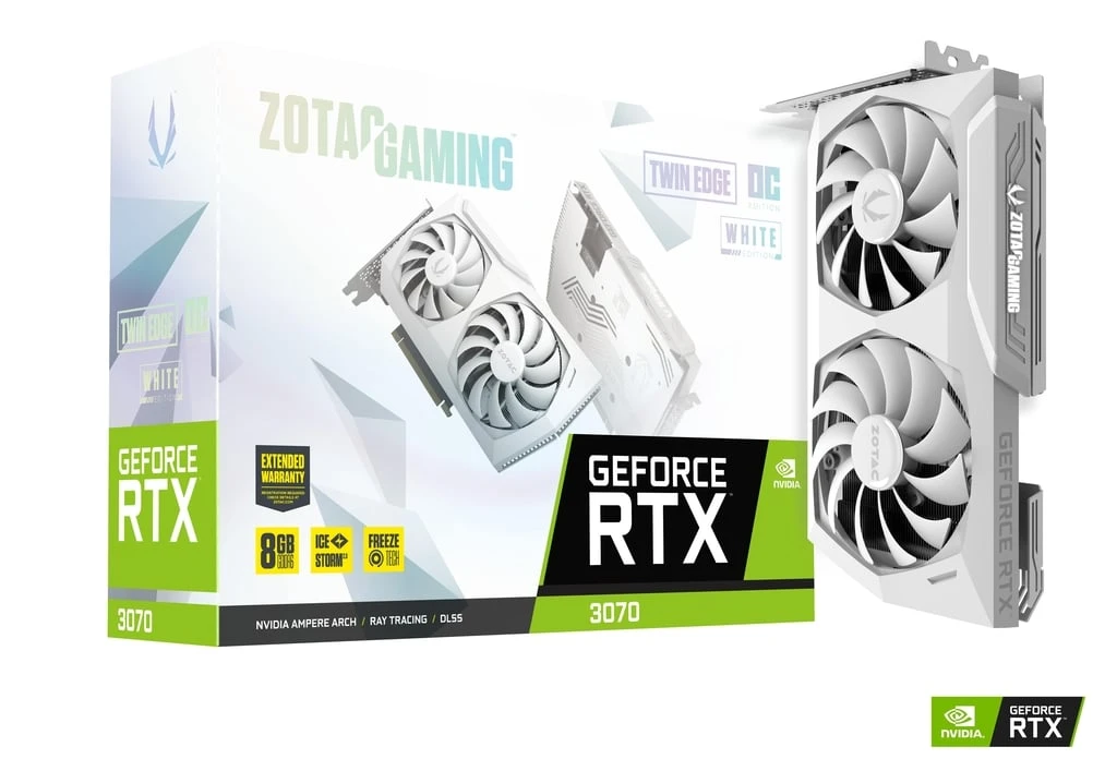 Zotac Gaming Geforce RTX 3070 Twin Edge OC White Edition Lhr